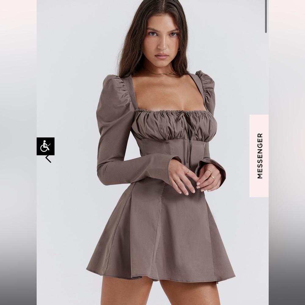 House of cb mocha mini dress - Picture 2 of 8